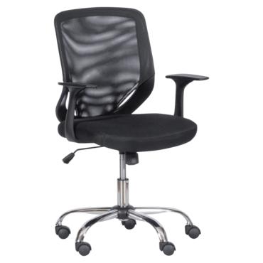 Работен стол КИАР- снимка отпред, фиксирани полакътници