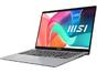 Лаптоп MSI Modern 15 F13MG, i5-1334U (10C/12T, up to 4.60 GHz, 12 MB) , 15.6' FHD (1920x1080), IPS-Level, Iris Xe Graphics, 16GB DDR4 2x8 (3200MHz), 512GB PCIe Gen4x4 SSD, Intel Wi-Fi 6E, BT v5.3, Backlit KBD White, Copilot Key, 3 cell, Platinum Gray, NO 