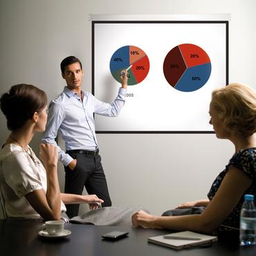 Екран за стена 180х180 см