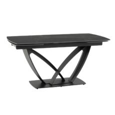 Трапезна маса ТЕМИРА разтегателна- черен цвят