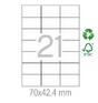 Рециклирани етикети 70x42.4 21 бр.