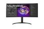 Монитор LG 34WP85CP-B, 34' 21:9 Curved WQHD (3440x1440) IPS, 5ms, CR 1000:1, 300 cd/m2, HDR 10, DCI-P3 95%, AMD FreeSync, USB Type-C, HDMI, DisplayPort, Speaker 2ch 7w, PBP, Height Adjustable Stand,  Tilt , Black