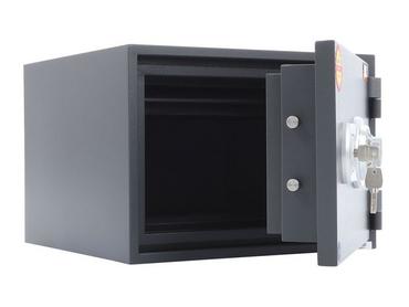 Метален сейф FRS PMT 32- сив отворен, празен отвътре