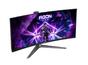 Монитор AOC AG346UCD, 34' Curved 1800R QD-OLED, 3440x1440@175Hz, 0.03msGtG, 1000 cd/m2, 1.5M:1, 80M:1DCR, Adaptive Sync, FlickerFree, Low Blue Light, 8Wx2, Tilt, Height Adjust, Swivel, 2xHDMI, DP, USB hub