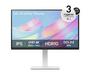 Монитор LG 27US500-W, 27' UHD 4K, IPS Panel Anti-Glare, 5ms, 1000:1, 300cd/m, 3840x2160, DCI-P3 90% t, HDR 10, HDMI, DisplayPort, Dynamic Action Sync, LG Switch, Headphone out, Height / Pivot / Tilt Adjustable Stand, Black/White