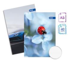 Тетрадка телчета А5 офсет 40 л редове