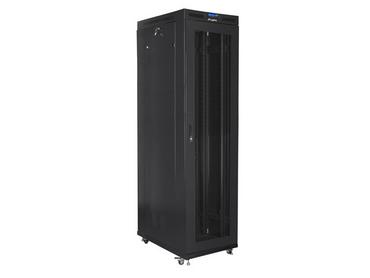 Комуникационен шкаф Lanberg rack cabinet 19' free-standing 47U/800x1000 (flat pack) with mesh door lcd black v2