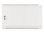 Комуникационен шкаф Lanberg rack cabinet 19' wall-mount 6U/600x600 for self-assembly with metal door grey (flat pack)