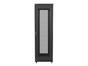 Комуникационен шкаф Lanberg rack cabinet 19' free-standing 42U/600x800 (flat pack) with mesh door black