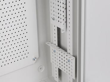 Комуникационен шкаф Lanberg rack cabinet 19' wall-mount 6U+3u/540x200 low-profile grey (assembled)