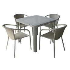 Ратанов комплект ВАНЕСА- Комплект от 4 стола и маса