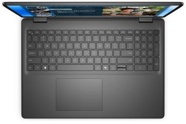 Лаптоп Dell 16 DC16250, Intel Core 5 120U (10 cores, up to 5.0 GHz), 16.0' FHD+(1920x1200) AG, 300nits, 16GB, 2x8GB, DDR5, 5200 MT/s, 1TB M.2 PCIe, Intel Graphics, Cam, FPR, Wi-Fi 6, Backlit Kb, Win 11 Pro, Carbon Black, 3Y PS