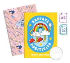 Тетрадка телчета А5 офсет 40 л т/ш редове 40 бр