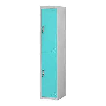 Метален гардероб с 2 отделения 185x45х38см 2 цвята