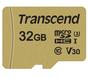 Памет Transcend 32GB microSD UHS-I U3 (with adapter), MLC
