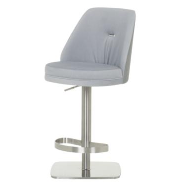 Бар стол ХЕЛЕНА- Основата от полирана неръждаема стомана