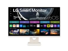 Монитор LG 27U511SA-W, 27' IPS Smart webOS23, 100Hz, 5ms, 1300:1, 250cd/m, FHD 1920x1080, ThinQ, sRGB 99%, HDR 10, HDMI, USB, Bluetooth, AirPlay 2, Speacers 5W x 2, Tilt, White
