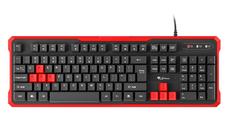 Клавиатура Genesis Gaming Keyboard Rhod 110 Red Us Layout