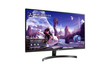 Монитор LG 32QN600P-B, 32' IPS AG, sRGB 99%, 5ms, 350 cd/m2, 1000:1, QHD (2560x1440, 75Hz, HDR 10, HDMI, DisplayPort, AMD FreeSync, Dynamic Action Sync, Color Calibrated, Tilt, Clockwise