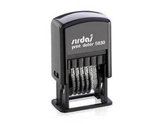 Номератор ръчен h=4мм 6 цифри