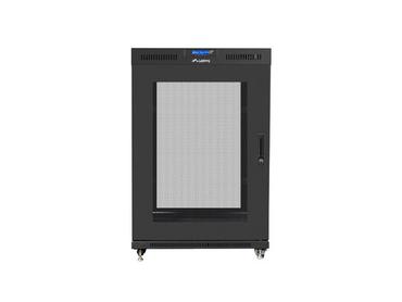 Комуникационен шкаф Lanberg rack cabinet 19' free-standing 22U/800x1000 (flat pack) with mesh door lcd black v2