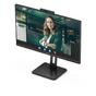 Монитор AOC 24P3CW, 23.8' IPS WLED, 1920x1080@75Hz, 4ms GtG, 300cd m/2, 1000:1, DCR 50M:1, AdaptiveSync, FlickerFree, Low Blue Light, 5Wx2, 5MP Windows Hello, Tilt, Height Adjust, Pivot, Swivel, HDMI, DP, RJ45, USB hub