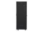 Комуникационен шкаф Lanberg rack cabinet 19' free-standing 42U/800x800 (flat pack) with glass door lcd black v2