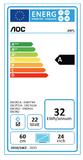 Монитор AOC 24P1, 23.8' Wide IPS LED, 5 ms, 1000:1, 50M:1 DCR, 250 cd/m2, FHD 1920x1080@60Hz, FlickerFree, Low Blue Light, Pivot, Heigh Adjust, USB, D-Sub, DVI, HDMI, DP, Headphone Out, Speakers, Black