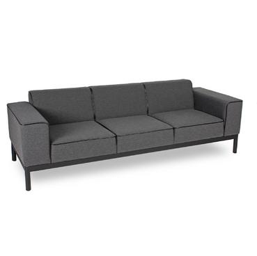 Диван триместен ГЕОРГИ VNS 03 - сниман отгоре, сив на цвят