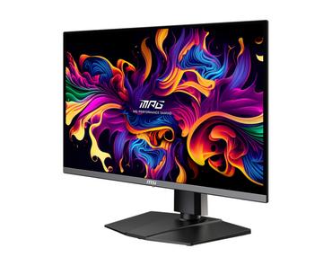 Монитор MSI MPG 272URX QD-OLED, 26.5', 0.03ms, 240Hz, 3840x2160 (UHD), 16:9, FLAT, Oled care 2.0, G-Sync Compatible, ClearMR 13000, HDR, 1.5M:1, 100M:1, DP(2.1a), 2xHDMI 2.1, 1xTypeC DP alt. w/PD (98W), USB HUB, Pivot, Heigh Adj., Black, 8kg