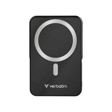 Външна батерия Verbatim Charge 'n' Go Power Bank with Stand Magnetic Wireless 10000mAh Black