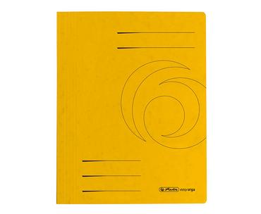 Папка картон Herlitz Blue Angel 240 гр жълта