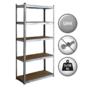 Метален стелаж BTL цинк 180x90x40см 100кг/ рафт