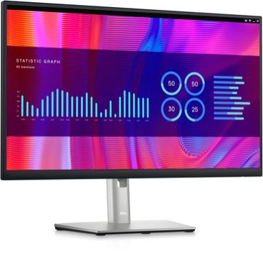 Монитор Dell P2423DE, 23.8' Wide LED AG IPS Panel, 5ms, 1000:1, 300 cd/m2, 2560x1440, 99% Srgb, HDMI, DP, USB-C hub, USB 3.2 Gen 1, RJ-45, ComfortView, Height, Pivot, Swivel, Tilt, Black