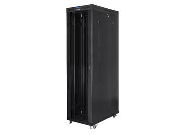 Комуникационен шкаф Lanberg rack cabinet 19' free-standing 47U/800x1200 (flat pack) with glass door lcd black v2