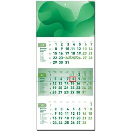 Работен календар Шайн - зелен