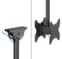 Стойка Neomounts Back-to-Back Screen Ceiling Mount (Height: 106-156 cm)