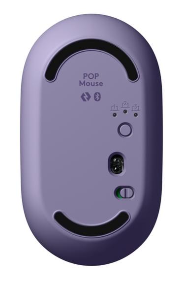 Мишка Logitech POP Mouse with emoji -  LILAC - BT - N/A - EMEA28i-935 - FY25,TERRA