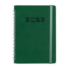Календар - бележник СПИРАЛА ЛУКС A5 зелен