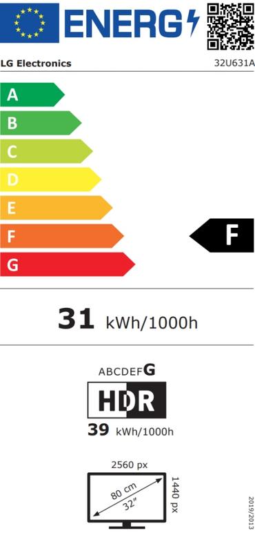 Монитор LG 32U631A-B, 31.5' QHD LED AG, IPS, 100Hz, 5ms, 250 cd/m2, 1000:1, QHD (2560 x 1440), sRGB 99% , HDR 10, USB-C (PD 15W), HDMI, LG Switch, Dynamic Action Sync, Reader mode, Headphone out, Tilt, Black