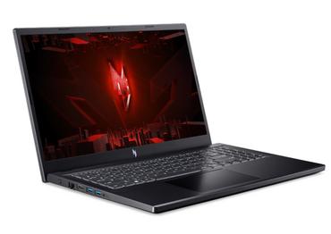 Лаптоп Acer Nitro 5, ANV15-51-72K9, Intel Core i7-13620H (up to 4.90 GHz, 24MB), 15.6' FHD IPS SlimBezel 144Hz, 16GB DDR5, 1024GB PCIe NVMe SSD, GeForce RTX 3050 6GB GDDR6, INTEL 2X2 AX+BT, HD Cam, FP, KB Backlight, No OS, Black