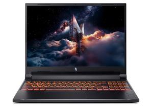 Лаптоп Acer Nitro V 16 AI, ANV16-42-R8RP, AMD Ryzen 7 260 (8C/16T, up to 5.10 GHz, 24MB), 16' WQXGA (1920x1200)IPS 180Hz, 1*16GB DDR5 (1 slot free),  1024GB PCIe NVMe SSD, GeForce RTX 5060 8GB GDDR7 630 AI TOPS, WiFi 802.11e, MicroSD, BT 5.3, No Os, Black