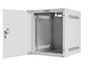 Комуникационен шкаф Lanberg rack cabinet 10' wall-mount 6U / 280x310 for self-assembly (flat pack), grey