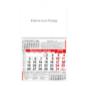 Стенен работен календар КС 1 - червен с рекламна площ