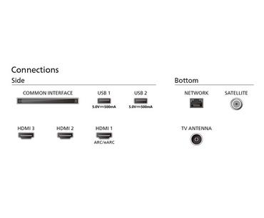 Телевизор Philips 50PUS8009/12, 50' 4K UHD LED, 3840x2160, DVB-T/T2/T2-HD/C/S/S2, 60Hz, Ambilight 3, Pixel Precise UHD, HDR+, Titan OS, Dolby Atmos, VRR, 3*HDMI, 2*USB, 802.11n, 20W RMS, Black