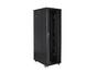 Комуникационен шкаф Lanberg rack cabinet 19' free-standing 42U/800x1200 (flat pack) black