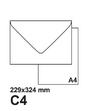 Плик за секретна поща С4 229х324 50 бр
