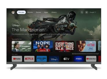 Телевизор Thomson 55' QLED Google TV; 3840 x 2160 (4K UHD), QLED, 60 Hz, DVB-T/T2/C/S/S2, HDR10, Wi-Fi, Bluetooth, LAN, HDMI 2 (2.0) + 2 (2.1), USB 2 (2.0) + 1 (3.0), Side Feet, Dark gray