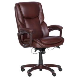 Директорски стол ДЕЙЗИ- сниман отпред, мека еко кожа