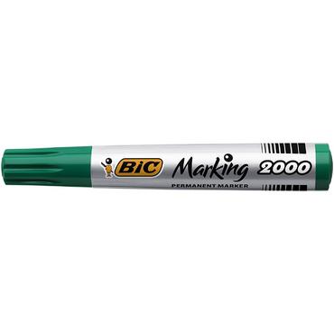 Перманентен маркер Bic Marking 2000 зелен